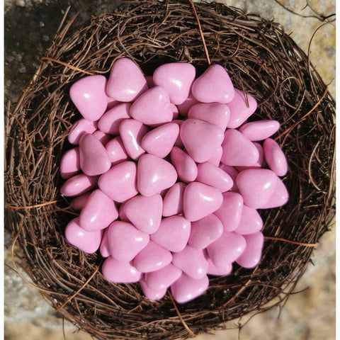 Dragées petits coeurs au chocolat - 5 couleurs