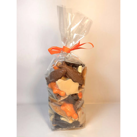 Sachet fritures de Pâques - Assortiments 1 ou 2 - chocolat pur - 250gr