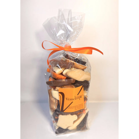 Sachet fritures de Pâques - Assortiments 1 ou 2 - chocolat pur - 250gr